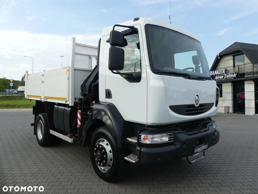 Renault MIDLUM 180  4x4 / WYWROTKA + HDS HIAB SKŁADANY W Z / - 12