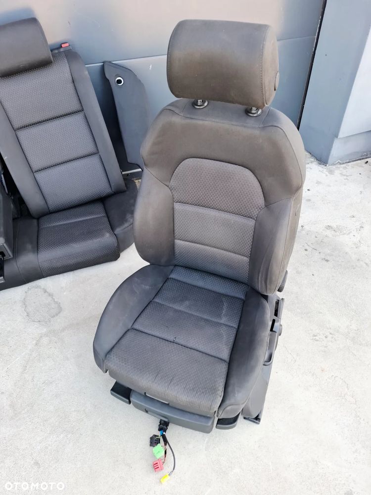 Fotele Siedzenia Kanapa Oparcie Welur Komplet Audi A6 C6 - 2
