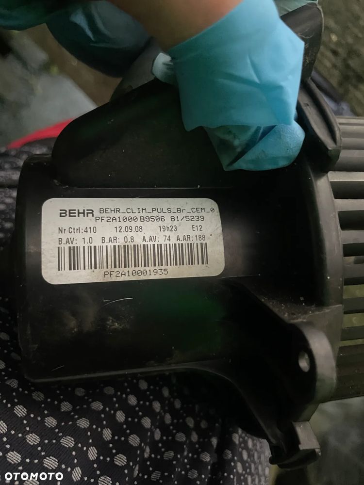 WENTYLATOR NAWIEWU, DMUCHAWA CITROEN C4 2008R  B9506 - 3