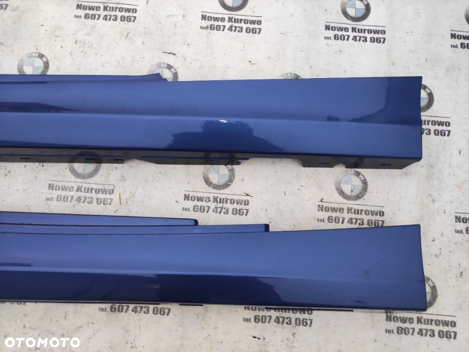 BMW E81 Listwa Progowa Próg Nakładka Prawa Montegoblau - 4