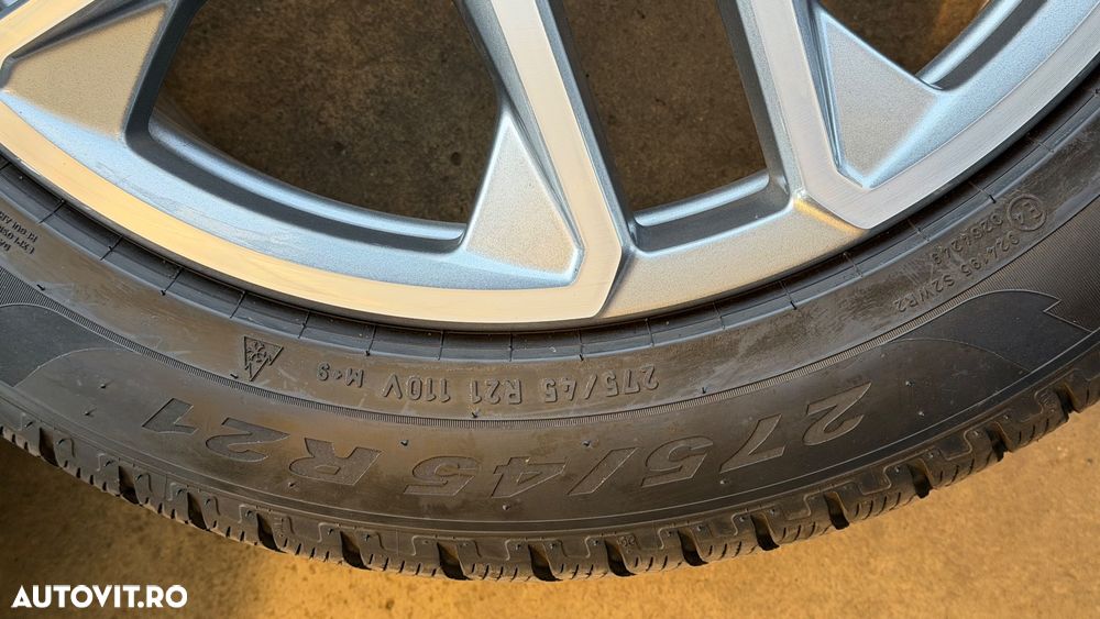 Vând jante originale Mercedes G-class pe 21” cu anvelope de iarnă - 9