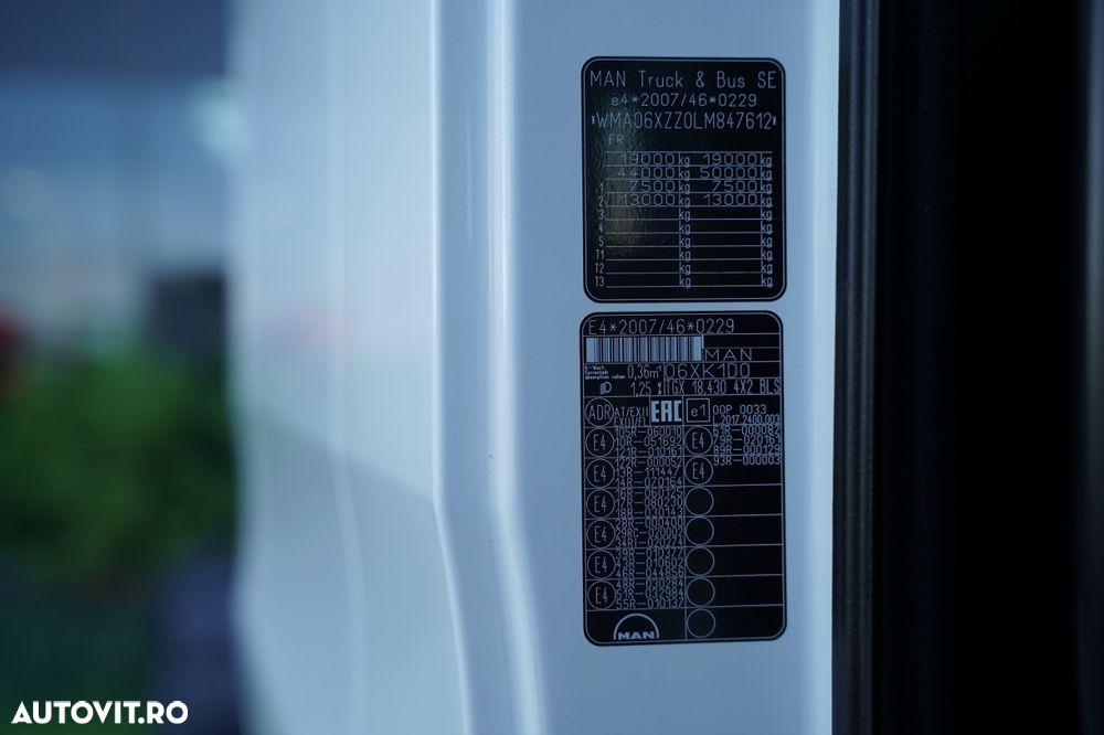 MAN TGX 18. 430 / XLX / HIDRAULICĂ / ADR COMPLET / RETARDER / AER CONDIȚIONAT PARCARE / NAVI - 37