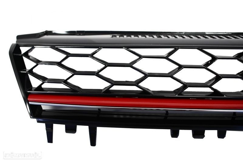 Grelha VW Golf VII 7 (2013 a 2017) Look GTI - 3