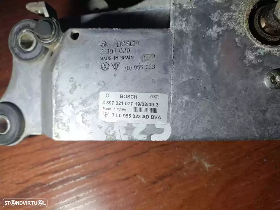 MOTOR LIMPA-VIDROS FRONTAL PORSCHE CAYENNE 2005 -7L0955119M - 2