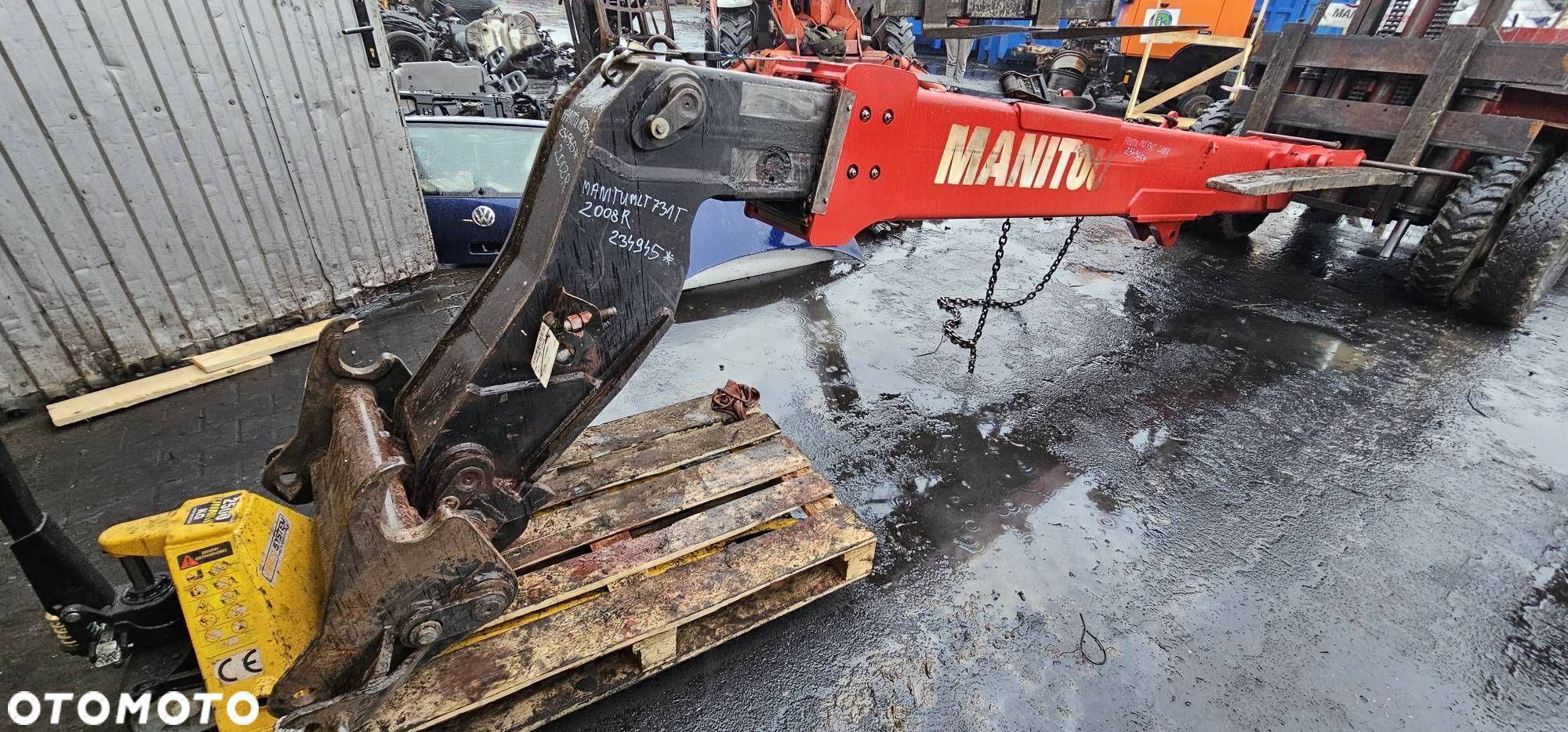 RAMIE ŁADOWARKA MANITOU MLT 731 T 2008 - 5