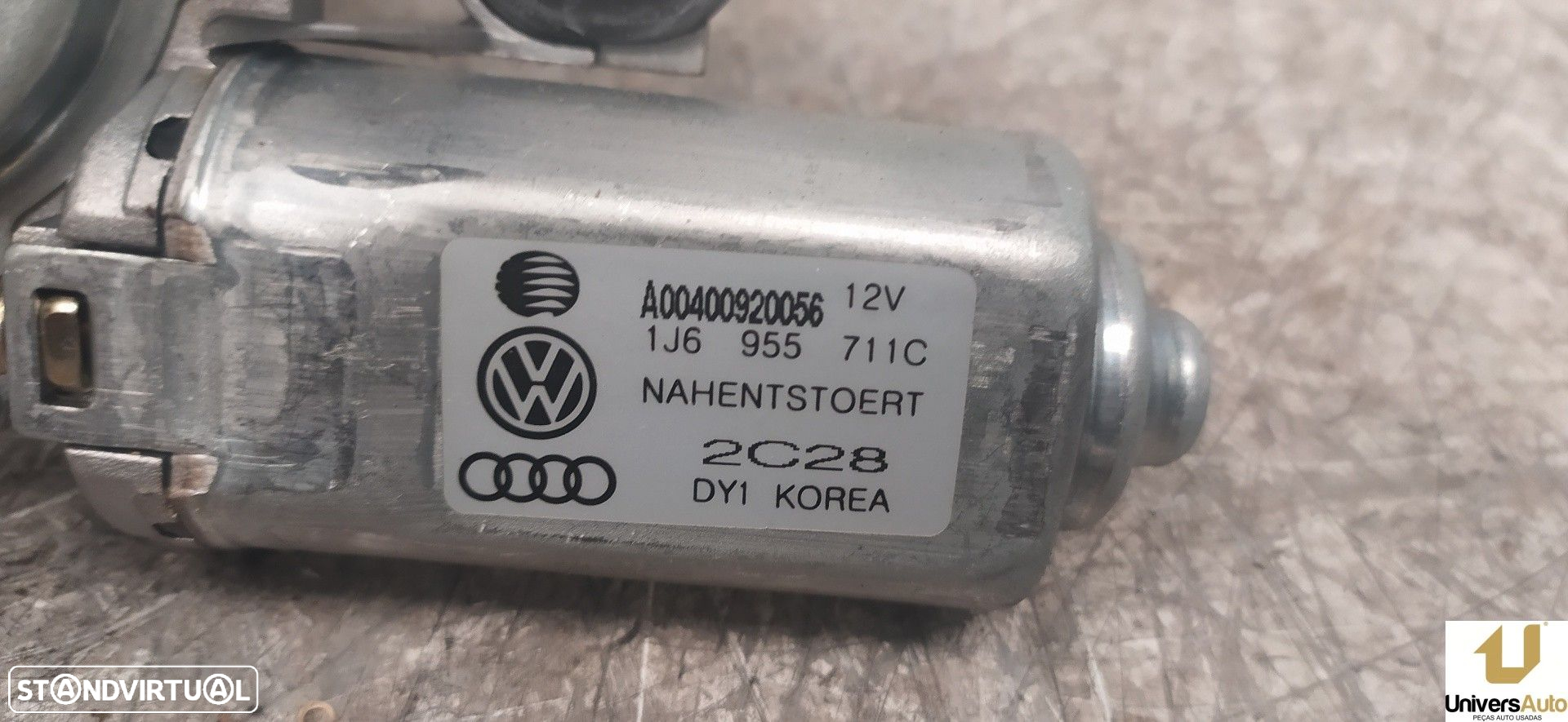 MOTOR LIMPA-VIDROS TRASEIRO VOLKSWAGEN GOLF IV 2002 -1J6955711C - 3
