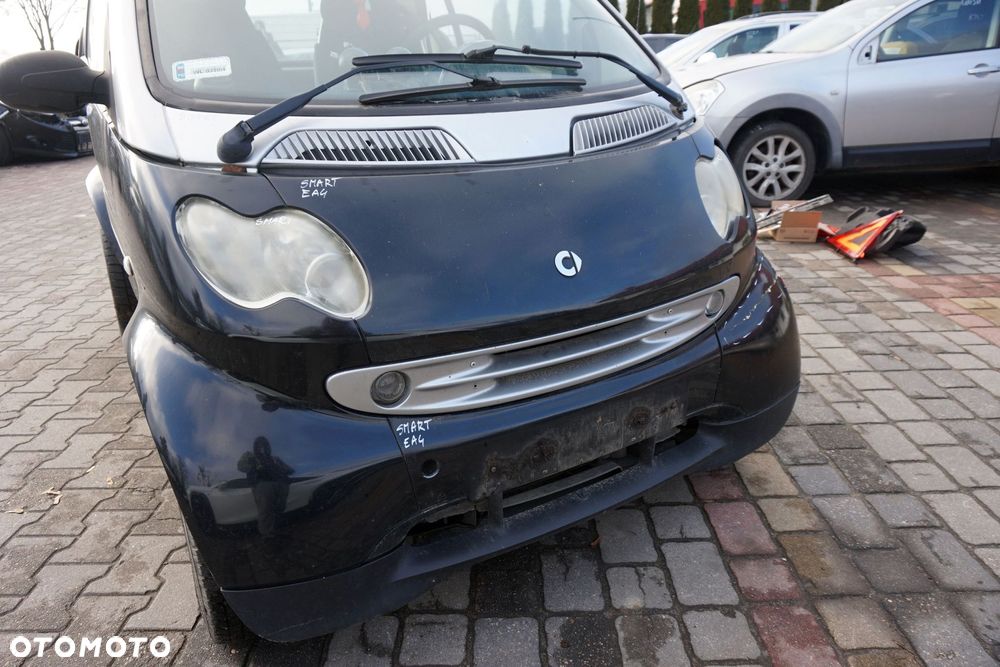 MASKA ZDERZAK BŁOTNIKI LAMPY FORTWO I LIFT 450 EA4  SMART 2003-2007 CZARNY PRZÓD KOMPLETNY - 6