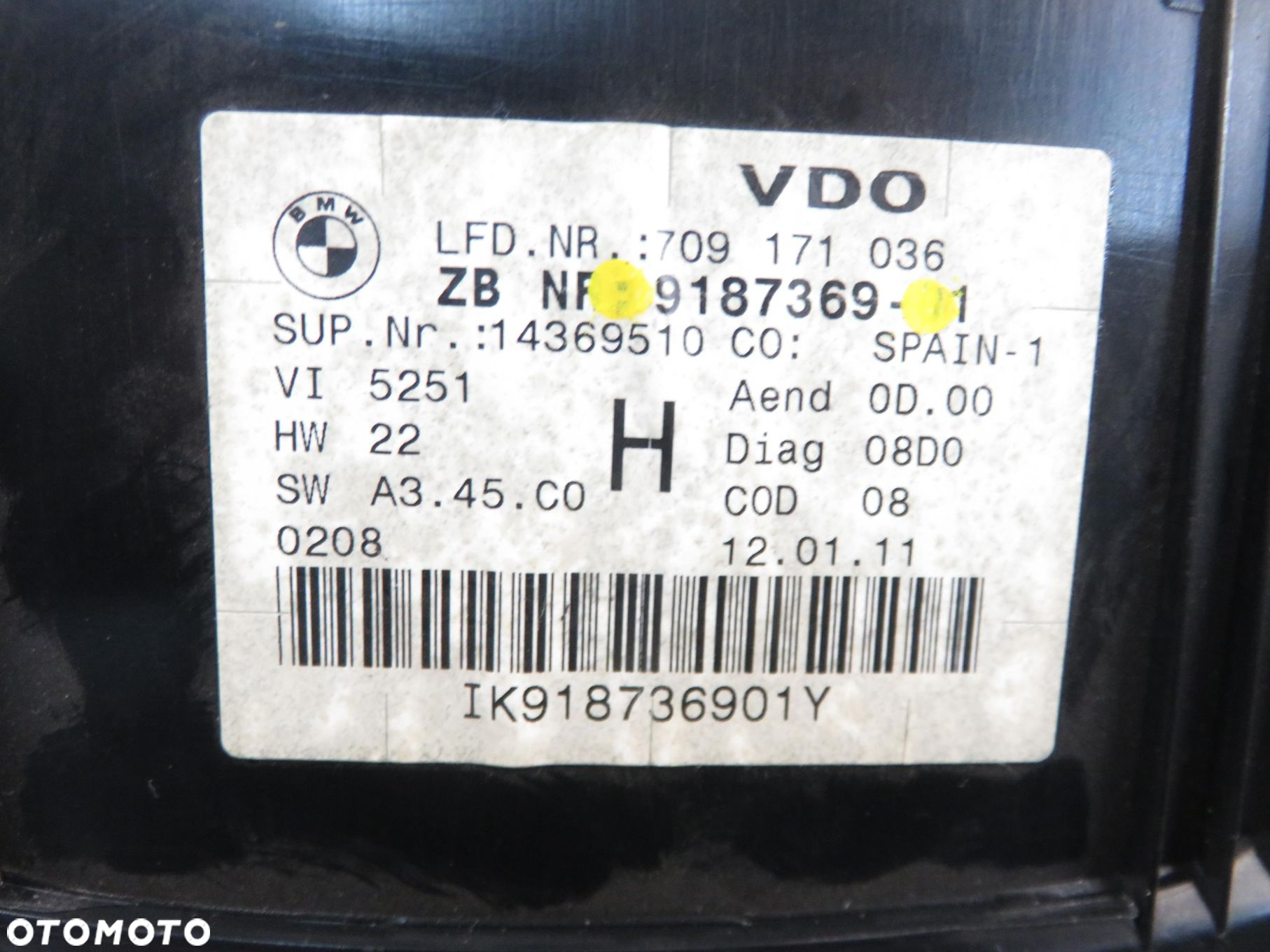 LICZNIK BMW X1 E84 9187369 - 11