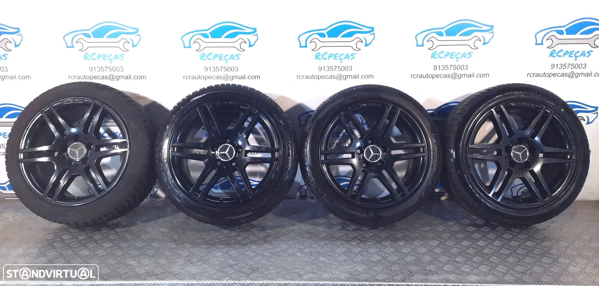 Jantes 17 AMG Originais Mercedes Benz CLASS C W204 8.5J ET53 5x112 - 1