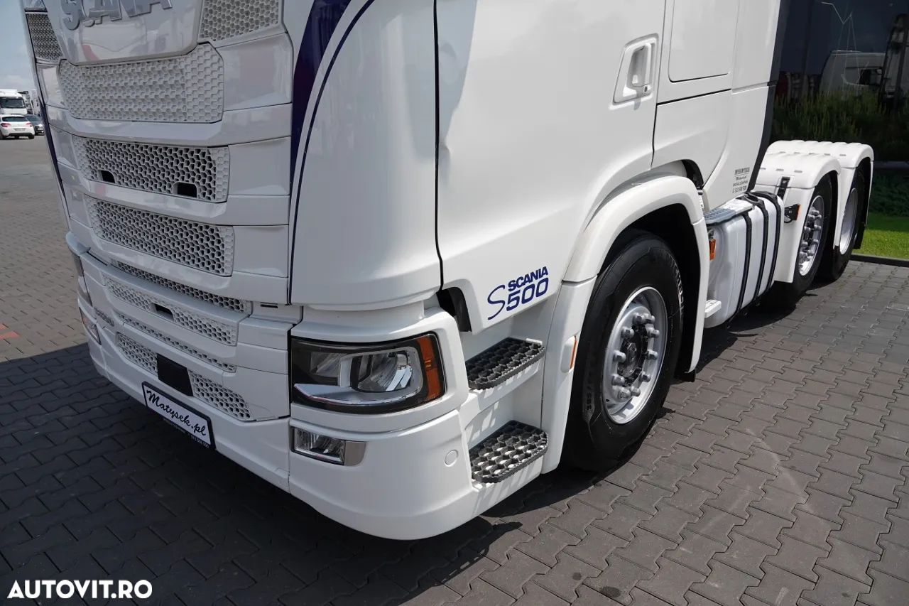 Scania S 500 / 6x2 / PUSHER / RETARDER / I-PARK COOL / FULL AIRMATIC / AXIE DE RIDICAȚIE ȘI DE DIRECȚIE / DMC 70.000 KG / OPTICRUISE + AMBRAYAGE / EURO 6 / CONTRACTUL DE SERVICE - 10