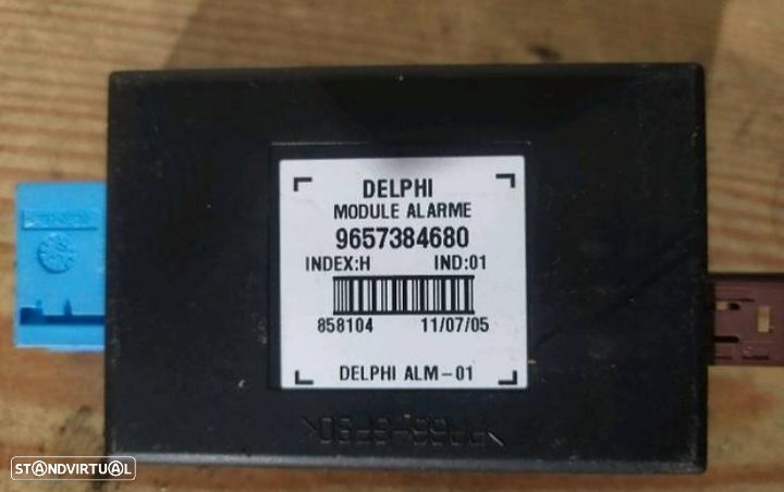 MODULO DO ALARME PEUGEOT 407 9657384680 - 1