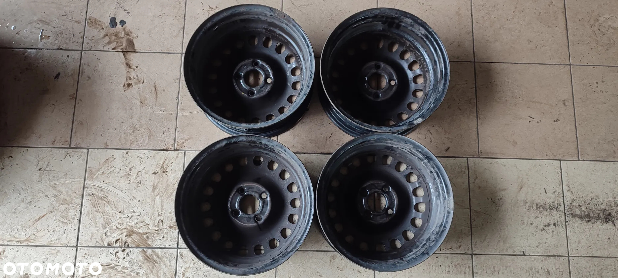 FELGI STALOWE 4x100 5,5Jx14 CALI ET 39 CORSA D E TIGRA ASTRA 4 SZTUKI KOMPLET - 7