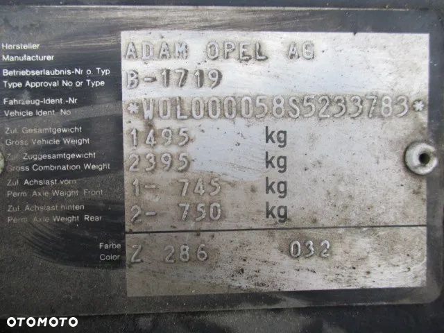 OPEL ASTRA F 1.4 8V SILNIK słupek cewka pełen wtrysk - 3