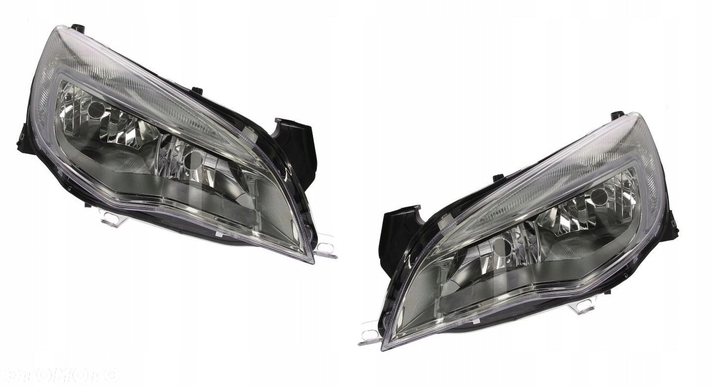 Reflektor Lampa Chrom Opel Astra IV 4 J 2009-2012 kpl - 1