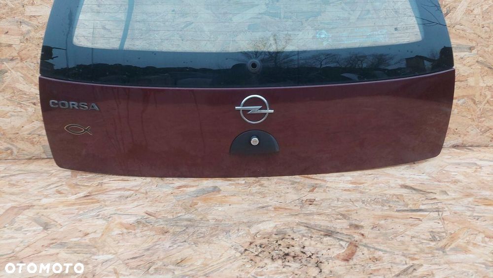 KLAPA TYLNA TYŁ POKRYWA OPEL CORSA C 2005 - 3