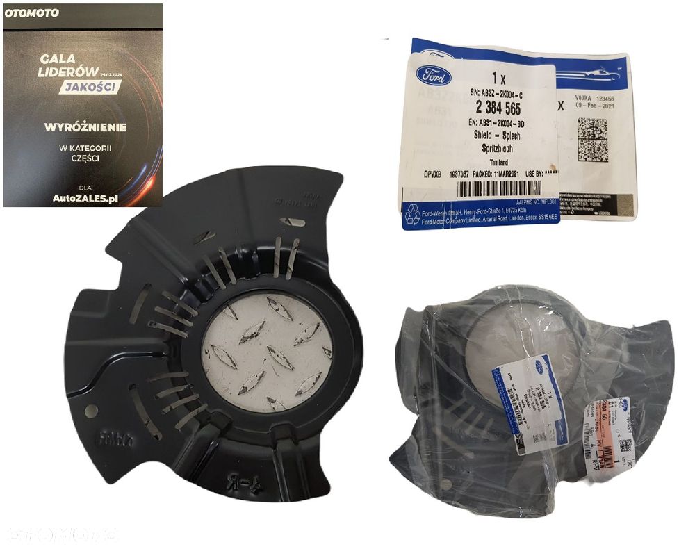 FABRYCZNIE NOWA ORYGINALNA OSŁONA TARCZY HAMULCOWEJ PRZEDNIA PRAWA FORD RANGER T6 MK1  AB31-2K004-BD - 1