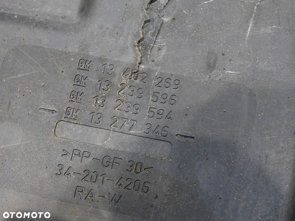 PŁYTA OSŁONA SILNIKA OPEL ASTRA J LIFT 1.7 CDTI 13239596 13239594 13277346 - 10