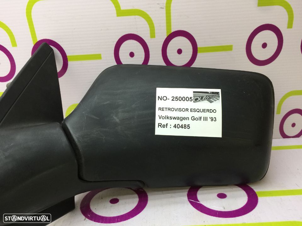 Retrovisor Esquerdo Volkswagen Golf III de 1993 - Ref: 40485 - NO250005 - 1