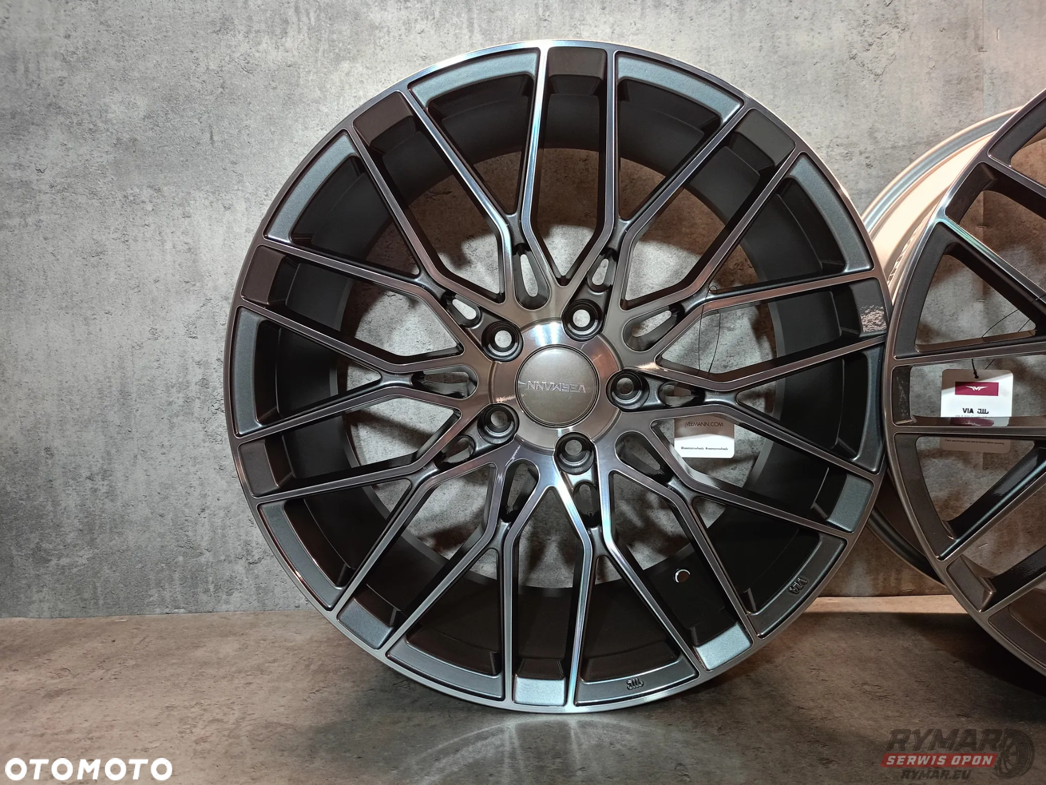 ŚLĄSK NOWE ALUFELGI VEEMANN V-FS34 19" DWIE SZEROKOŚCI 5x120 KOMPLET - 2