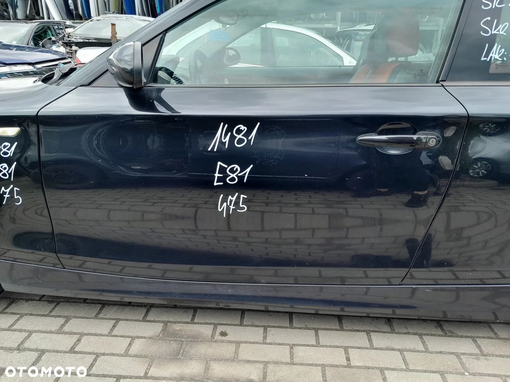 BMW E81 DRZWI LEWE PRZEDNIE LEWY PRZÓD KOLOR: 475 - 1