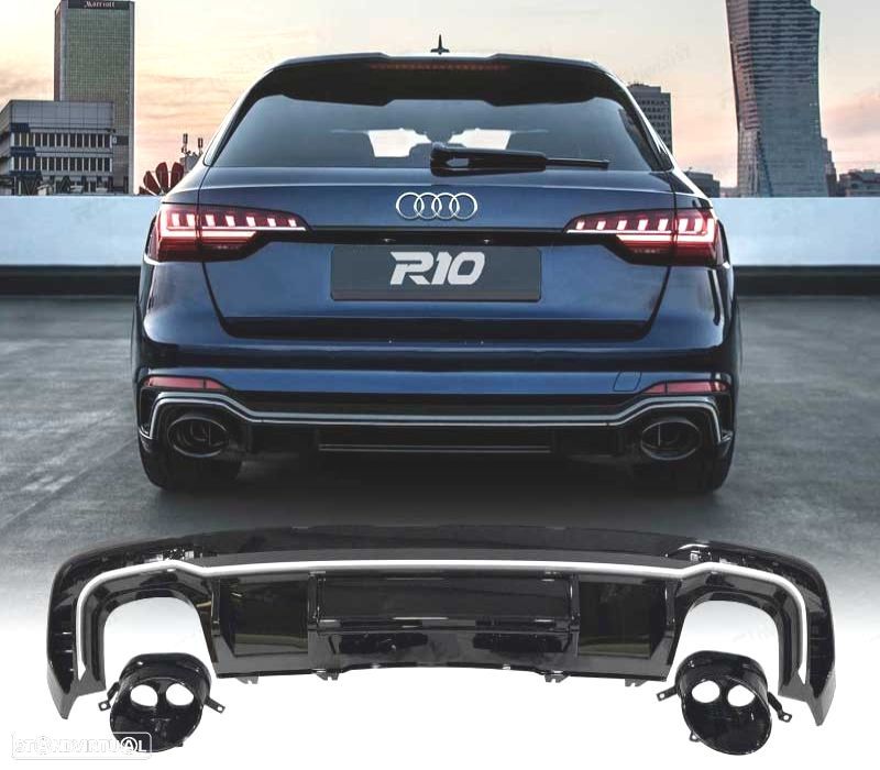 DIFUSOR DIFUSOR AUDI A4 20- LOOK RS4 - 1