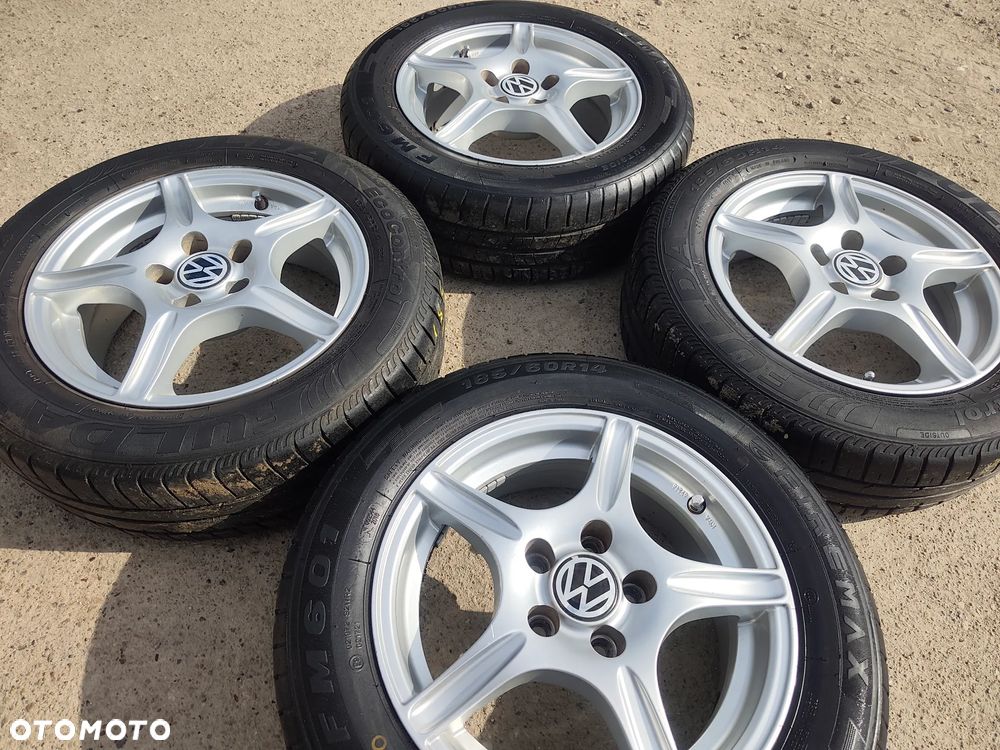 5x100 Felgi Aluminiowe Alufelgi 14 Koła Letnie Lato SKODA FABIA PRAKTIK ROOMSTER RAPID SEAT IBIZA CORDOBA TOLEDO IV 4 VW FOX POLO Legnica ALU-RAD 185/60 6mm - 4