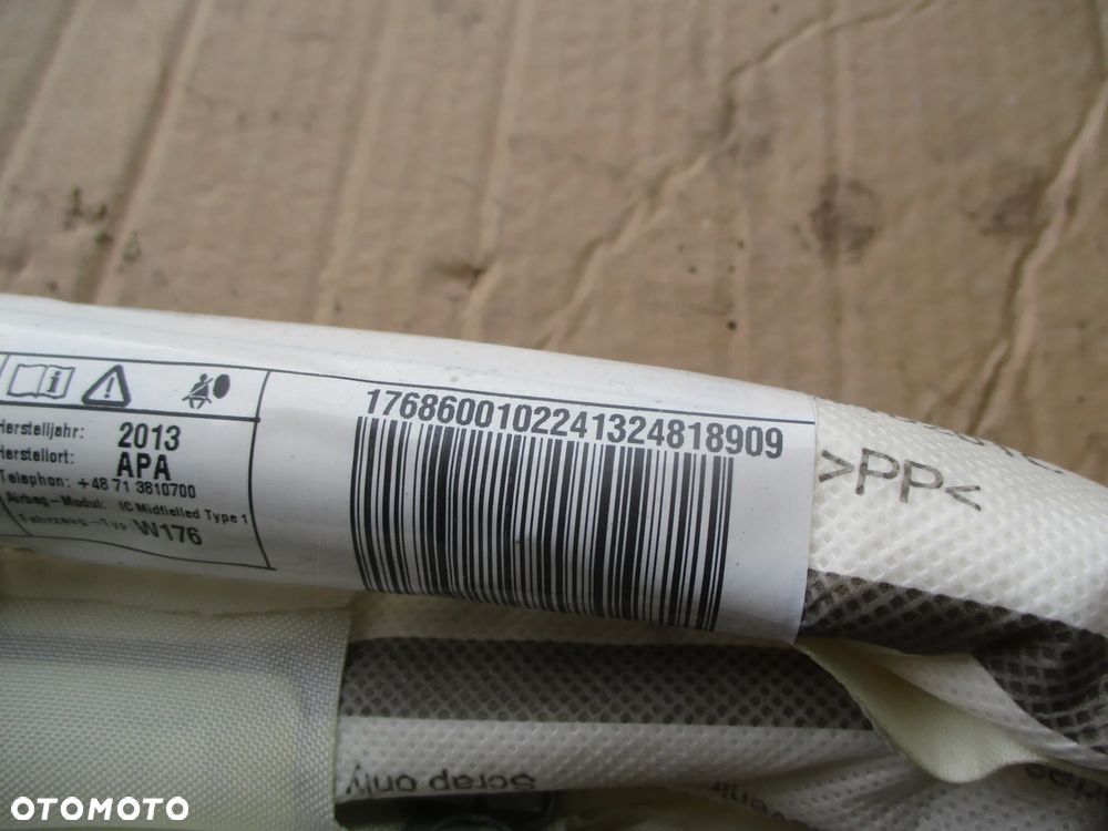 MERCEDES A W176 A-KLASA 2012- KURTYNA LEWA PRAWA - 2