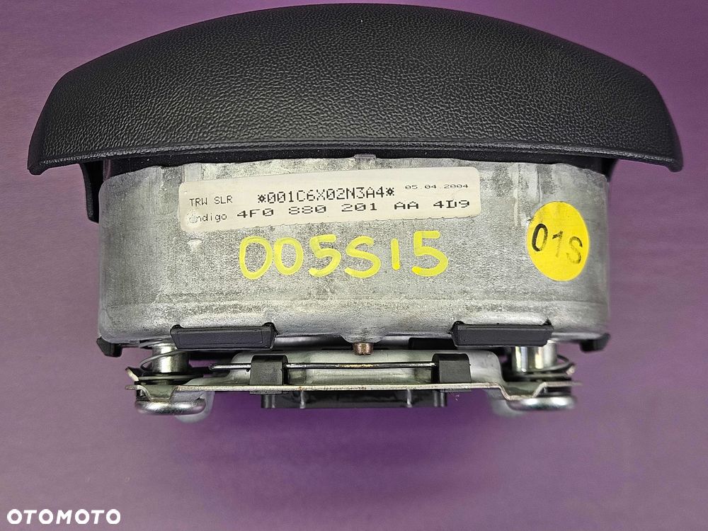 Kierownica Trzy 3 Ramienna Czarna Pikowana Skóra Łopatki Automat Air Bag Poduszka AUDI A6 C6 A4 B7 A3 8P - 39