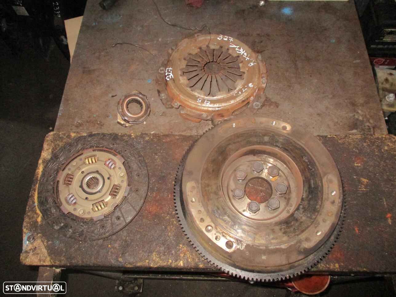 Embraiagem 770085803500 RENAULT TRAFIC 1995 2.1D VALEO/195MM MONOMASSA COMPLETO COM ROLAMENTO - 1