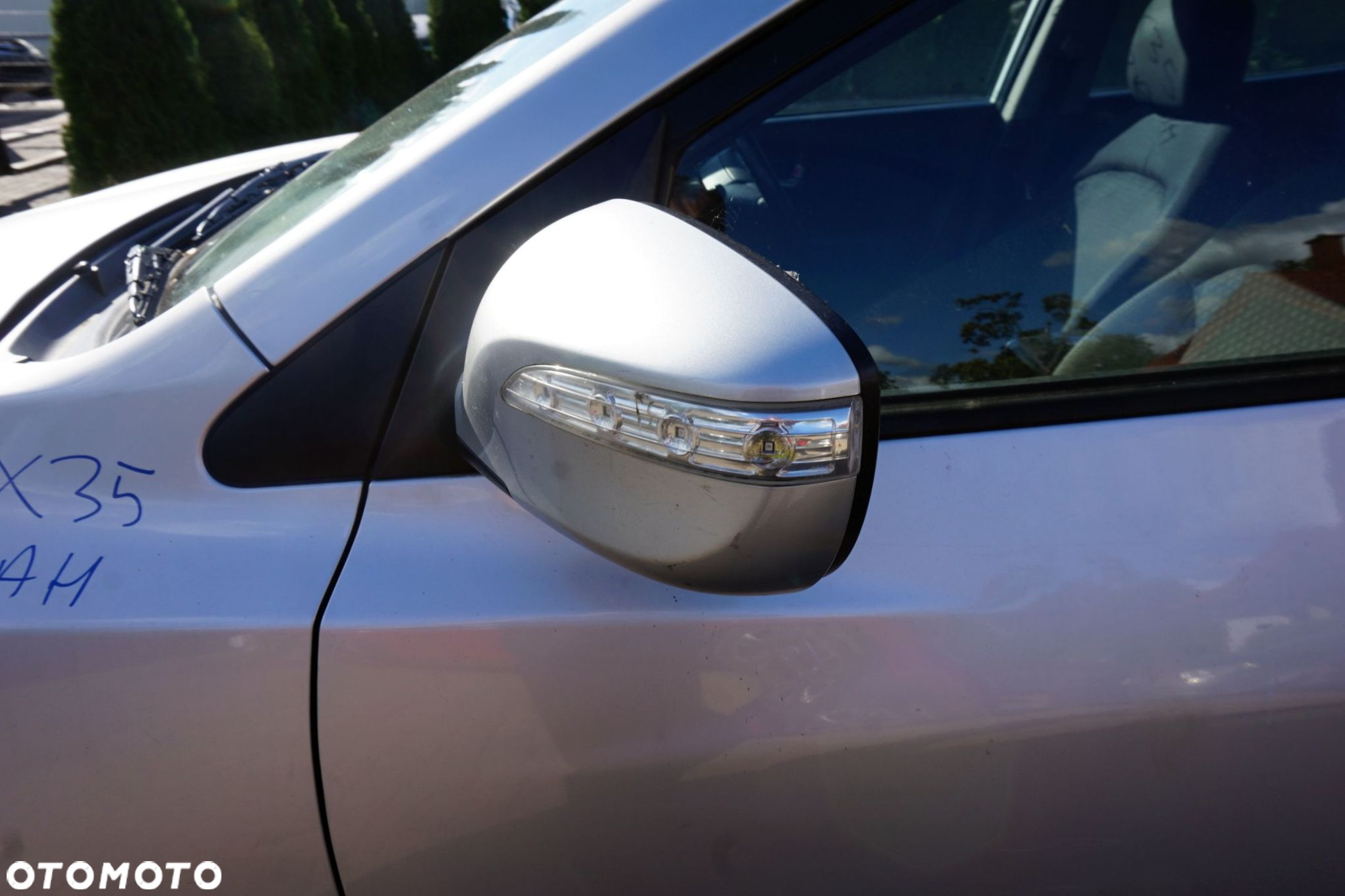 LUSTERKO ELEKTRYCZNE LEWE IX35 I RAH 87610-2Y960 SREBRNY UK HYUNDAI 2009-2015 - 2