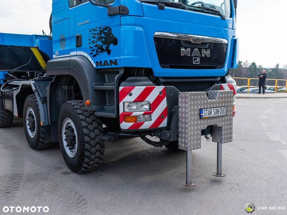 MAN TGA 41.480 8x8 PALFINGER PK 100002 HDS Żuraw Fly Jib Wciągarka - 29