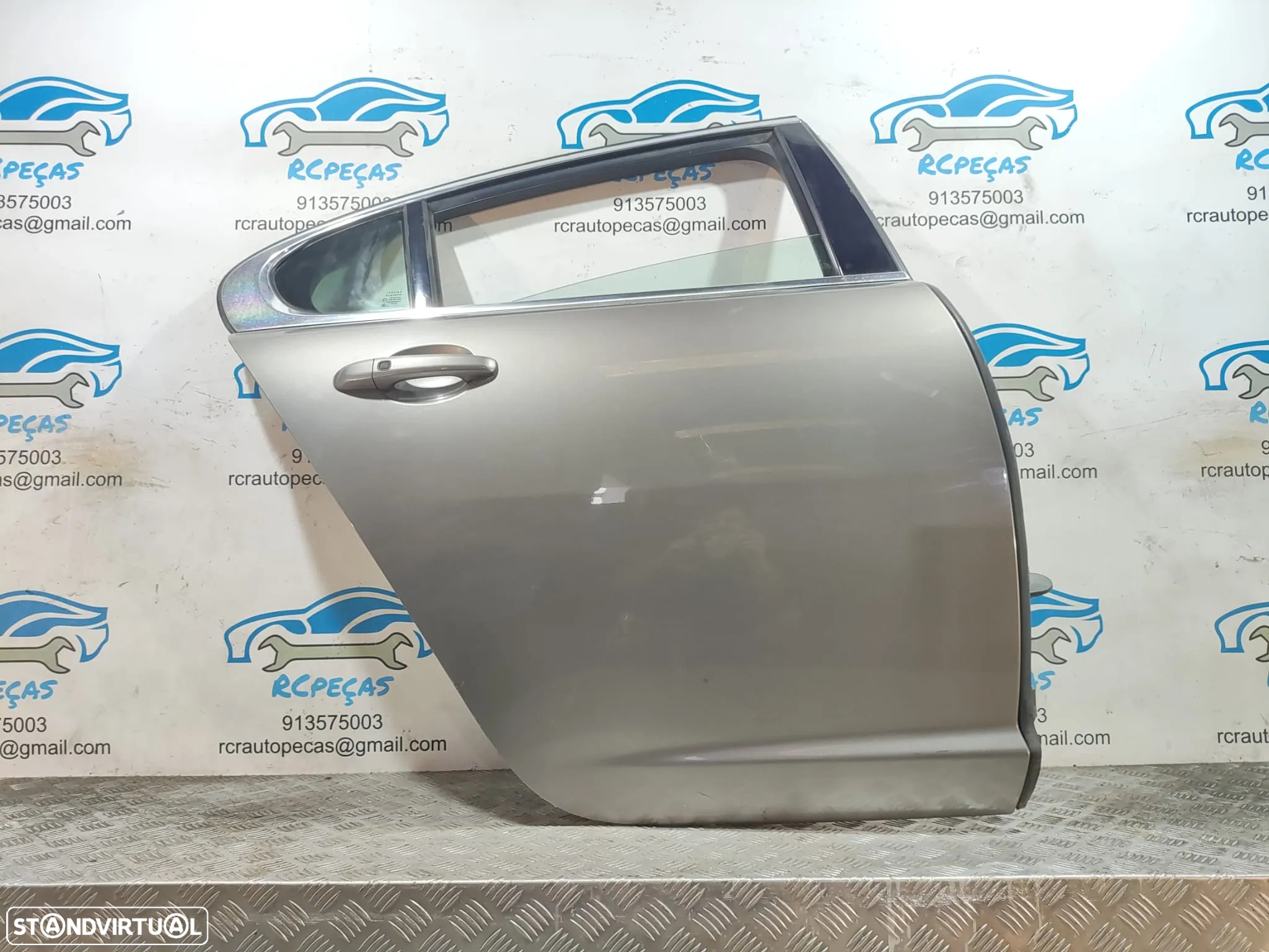 Porta Traseira Direita JAGUAR XF 1 MK1 X250 Fecho Elevador Motor Puxador Vidro - 2
