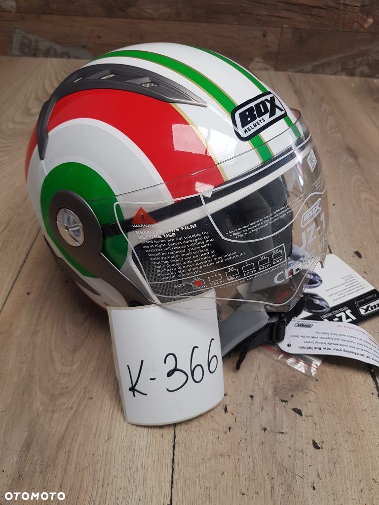 Kask motocyklowy otwarty Box JZ-1 rozmiar XS 54 - 1