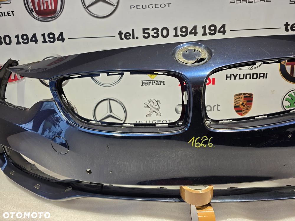 BMW 4 LIFT F32 / F33 / F36 13-17 LUXURY ZDERZAK PRZEDNI PRZÓD NA 6xPDC , NR 51117294651 / 7294651 , NR AUKCJI NZ1626 - 16