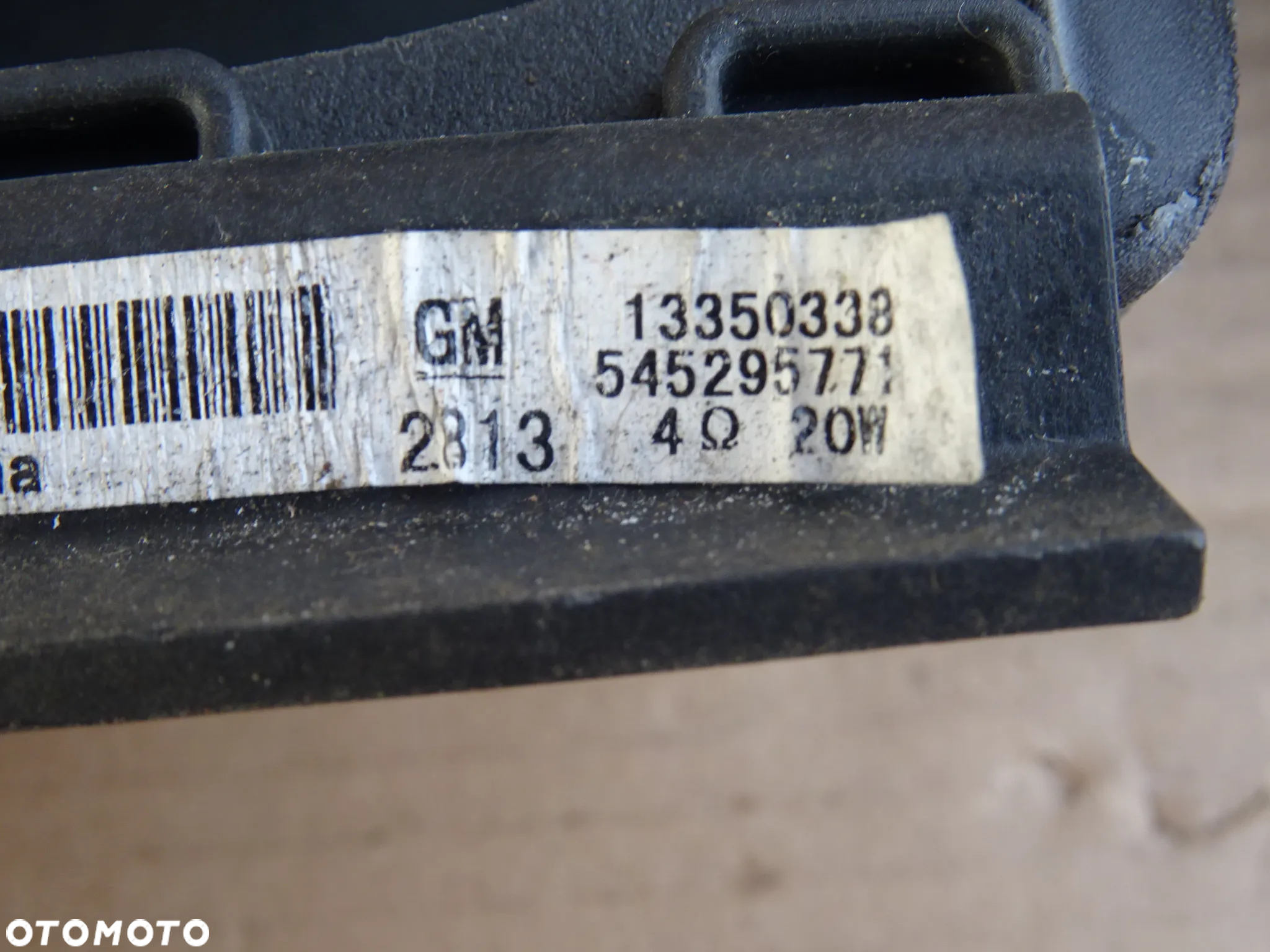 GŁOŚNIK PRZÓD TYŁ GŁOŚNIKI OPEL ZAFIRA C TOURER 20W 4OHM - 5