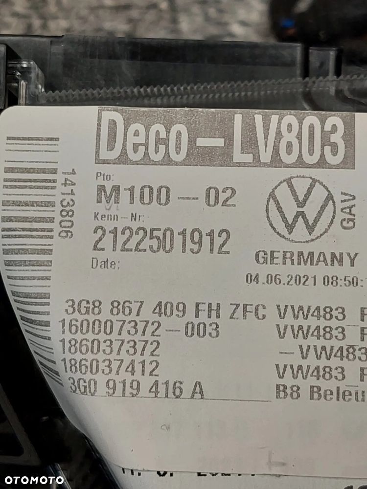 Zestaw nagłośnienia VW Arteon 2023 Harman Kardon FULL - 24