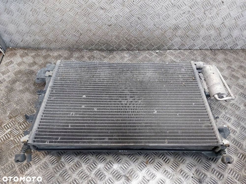 CHŁODNICE KOMPLET + WENTYLATOR OPEL VECTRA C 24410990 24418362 - 4