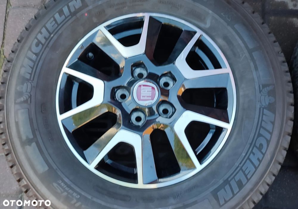 Koła Felgi Aluminiowe Oryg. Fiat Ducato Peugeot Boxer Citroen Jumper  Camper 16Cali 5x118 Michelin Agilis 225/75/16CP 2021r 4x8,4mm - 5