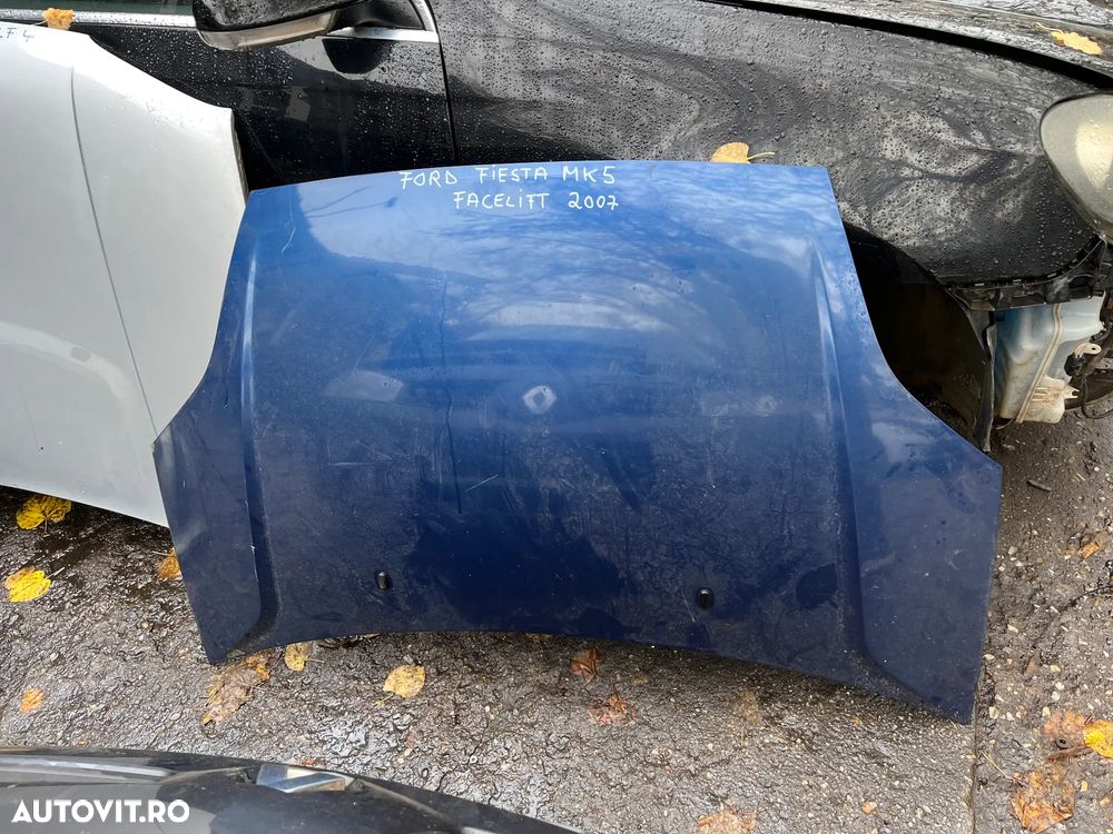 Capota fata motor Ford Fiesta MK5 facelift 2005-2009 albastru