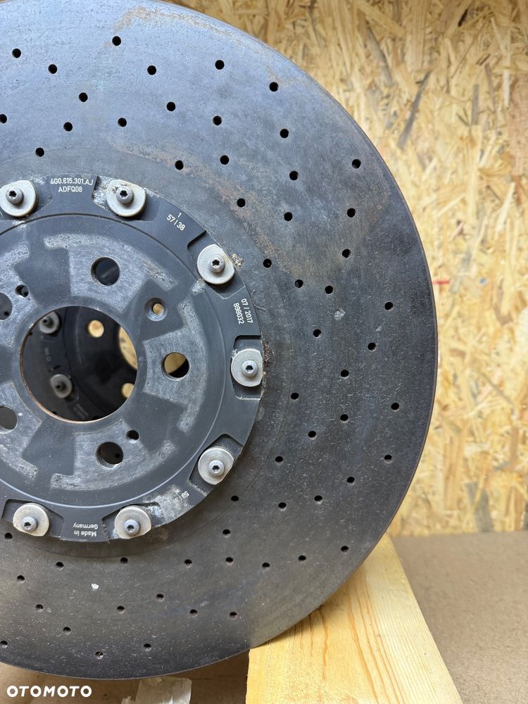 TARCZE HAMULCOWE CERAMICZNE PRZÓD AUDI A6 RS6 A7 RS7 C7 4G0 4G0615301AJ 4G0615302Q LEWA PRAWA - 21