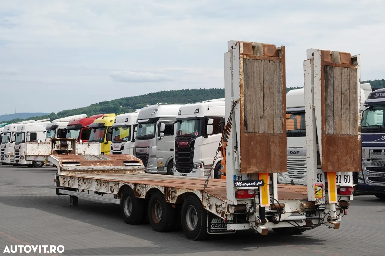 Castera CAMION CU ÎNCĂRCARE MICĂ CASTERA / 3 AXI / AXĂ DE DIRECȚIE / SUPRACARCĂRI HIDRAULICE / TROLIU / IMPORTAT - 5