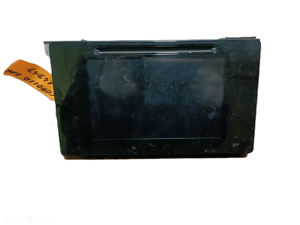 TOYOTA COROLLA E16 13-19 r. RADIO WYŚWIETLACZ EKRAN NAVI 86140-02480 + - 5