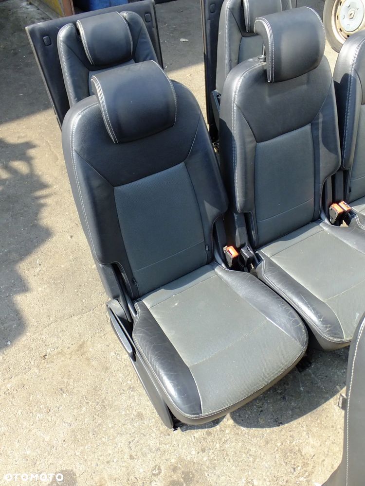 fotel kierowcy fotele komplet skóra 7 miejsc ford galaxy mk2 2008r - 9