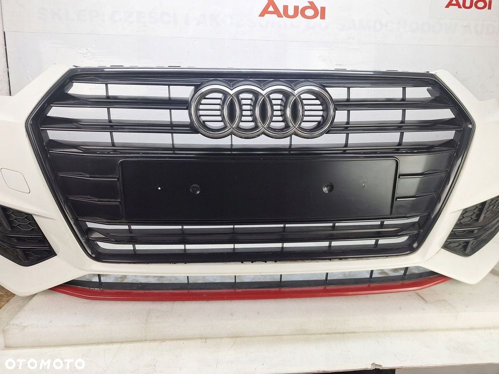 ZDERZAK AUDI S4 A4 S-LINE B9 8W 2017-2019 GRILL PRZED LIFTEM BLACK EDIT OE - 3