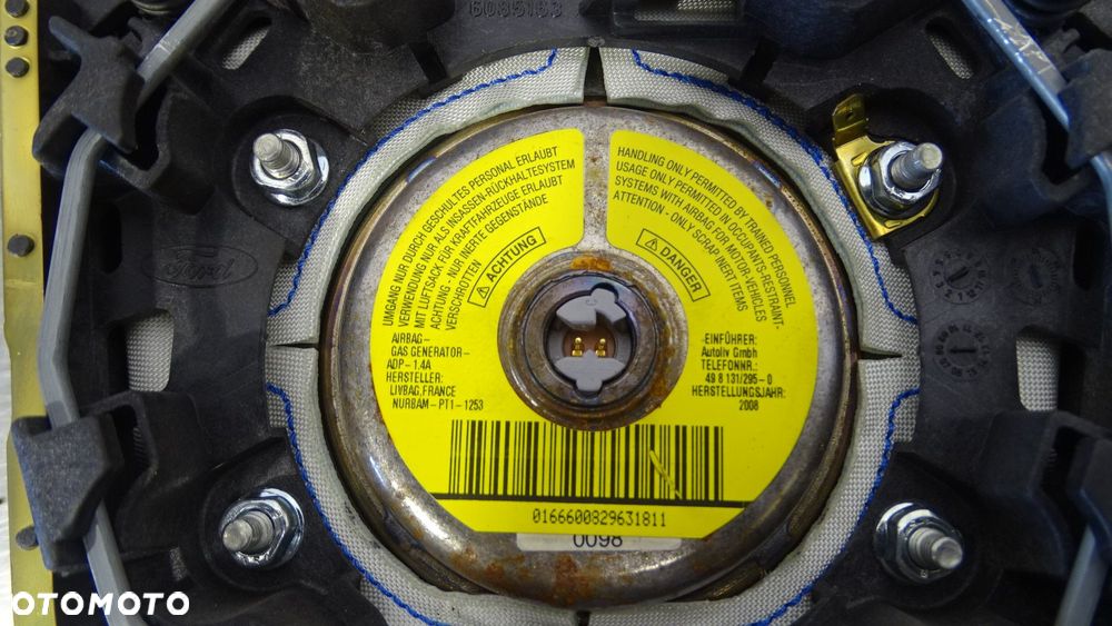 PODUSZKA KIEROWCY FORD C-MAX MK1 LIFT 1.6 6M51-R042B85-AE - 5