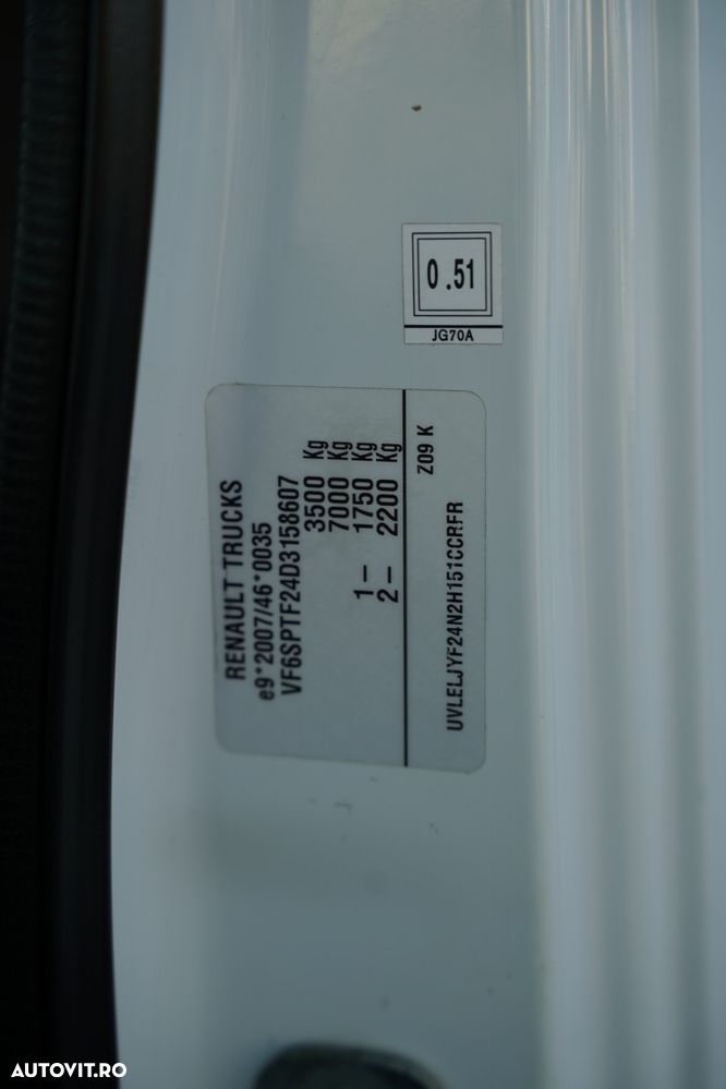 Renault MAXITY 140 DXI / BASCULATOR / + HDS FASSI F22A / CAPACITATE DE RIDICARE 995 KG / ATRACȚIE 5,5 M / IMPORTAT - 38