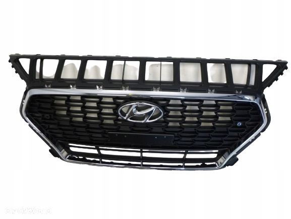 HYUNDAI I30 GRILL ATRAPA CHŁODNICY CZARNY CHROM NOWY ORYGINAŁ - 2