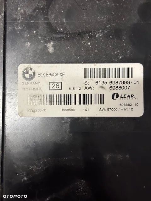 MODUŁ STEROWNIK ŚWIATEŁ BMW E90 E91 6987999 9159811 - 2