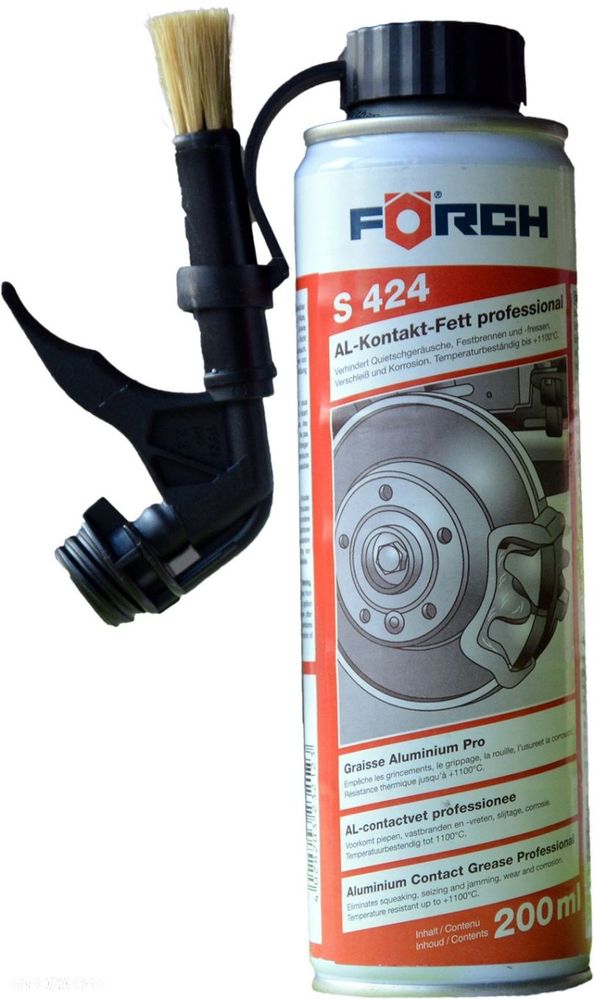 FORCH ALUMINIUM W SPRAYU SMAR 200 ML  PĘDZEL S424 - 1