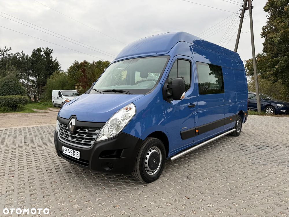 Renault Master MAX Długi Max Wyoski L3H3 2.3 Diesel Brygadówka Faktura VAT 23% 5 Osobowy Klimatyzacja Tempomat - 8